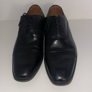 Men black dress shoes